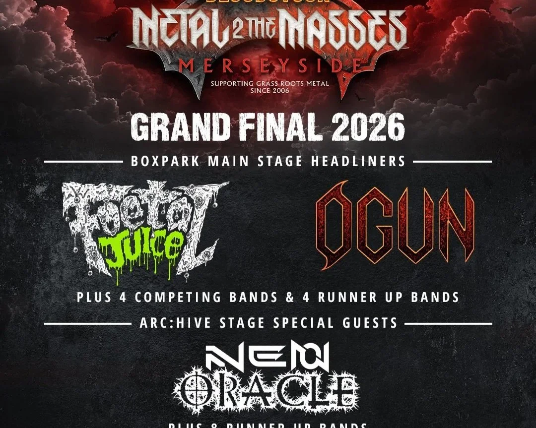 Metal 2 The Masses Merseyside Grand Final @ Boxpark, Liverpool
