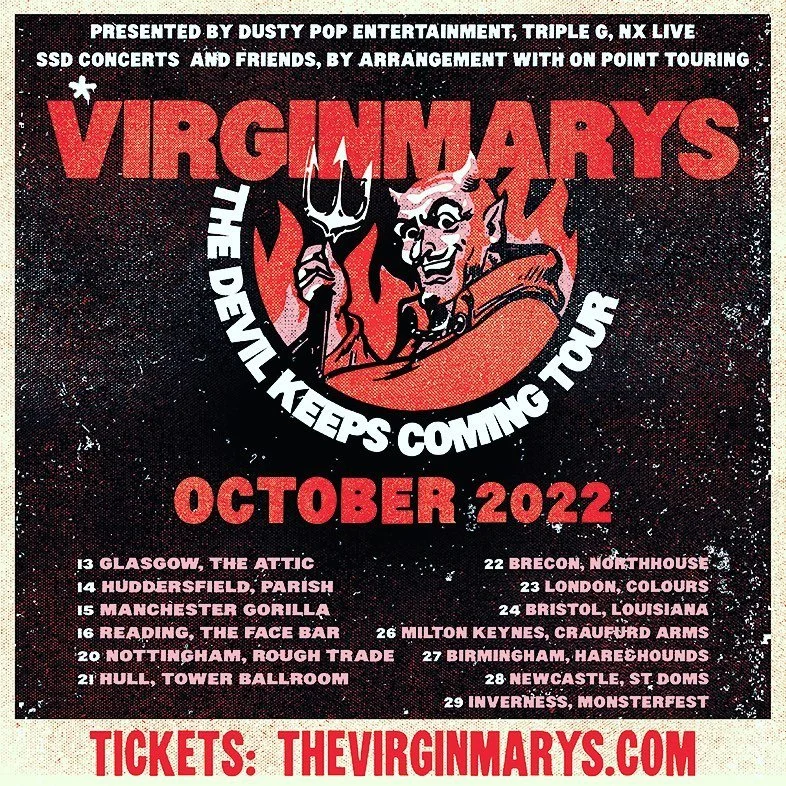 The Virginmarys 2022 UK Tour Dates