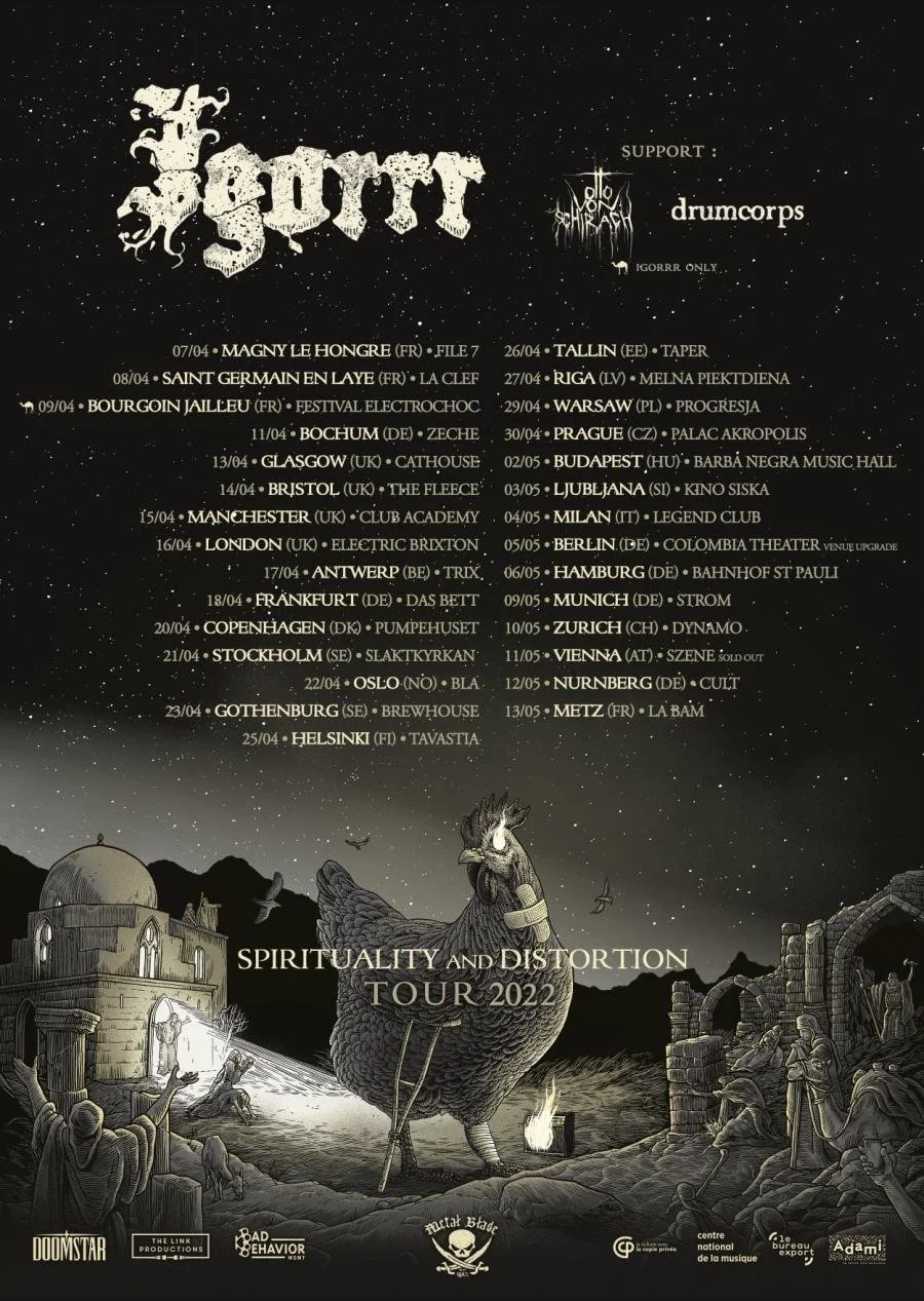 Igorrr 2022 Tour Dates