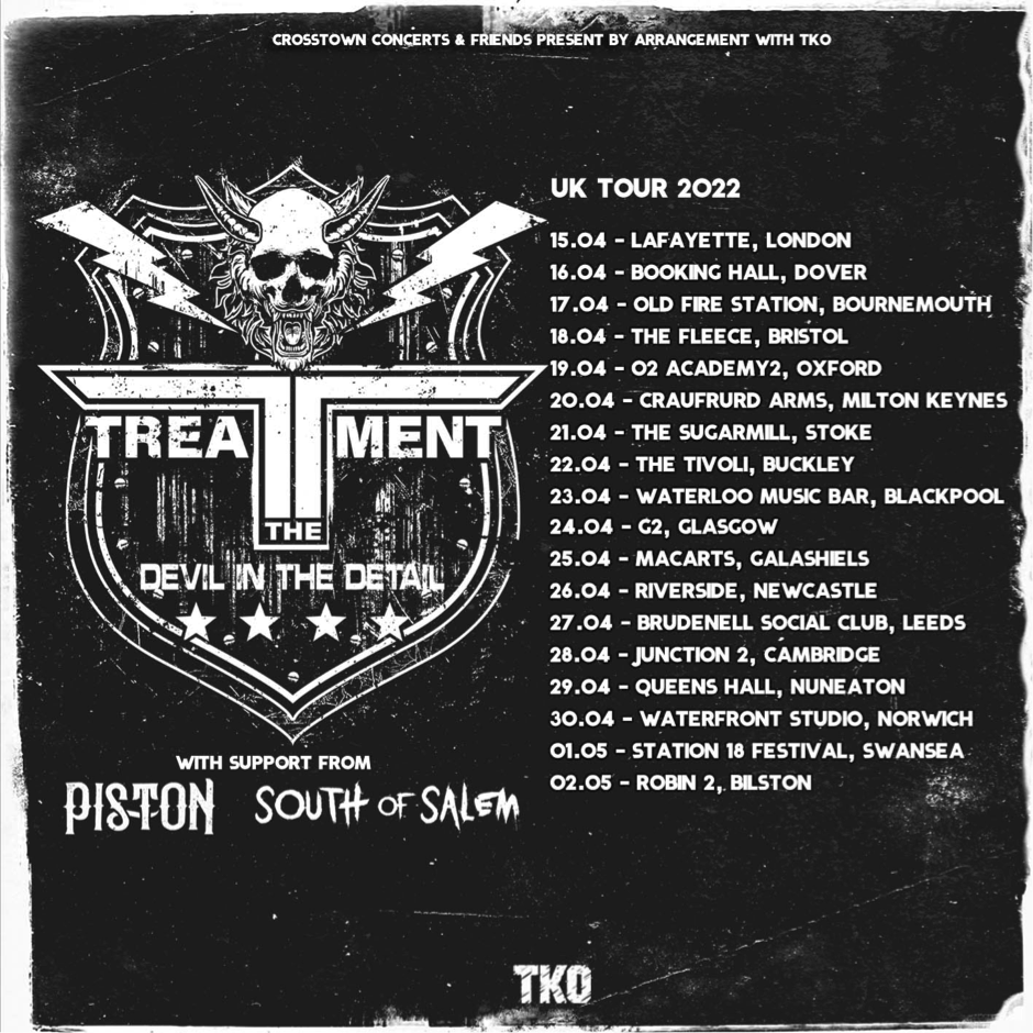 Treatment 2022 UK Tour Dates