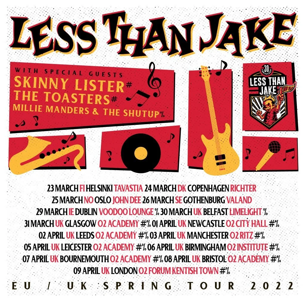 Less Than Jake 2022 Tour Dates