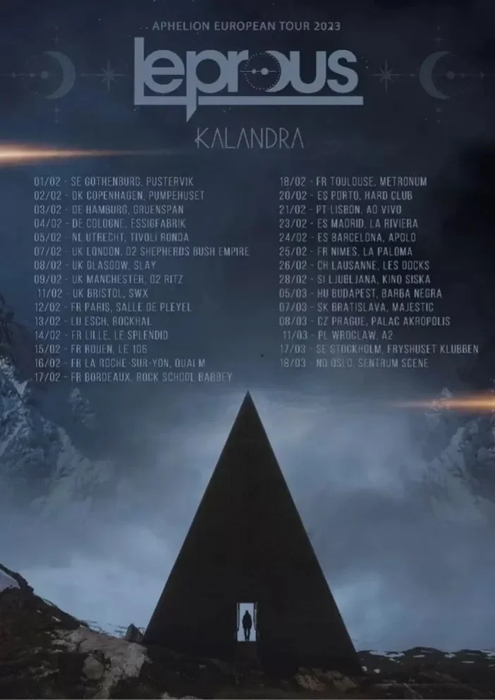 Leprous 2022 EU UK Tour Dates