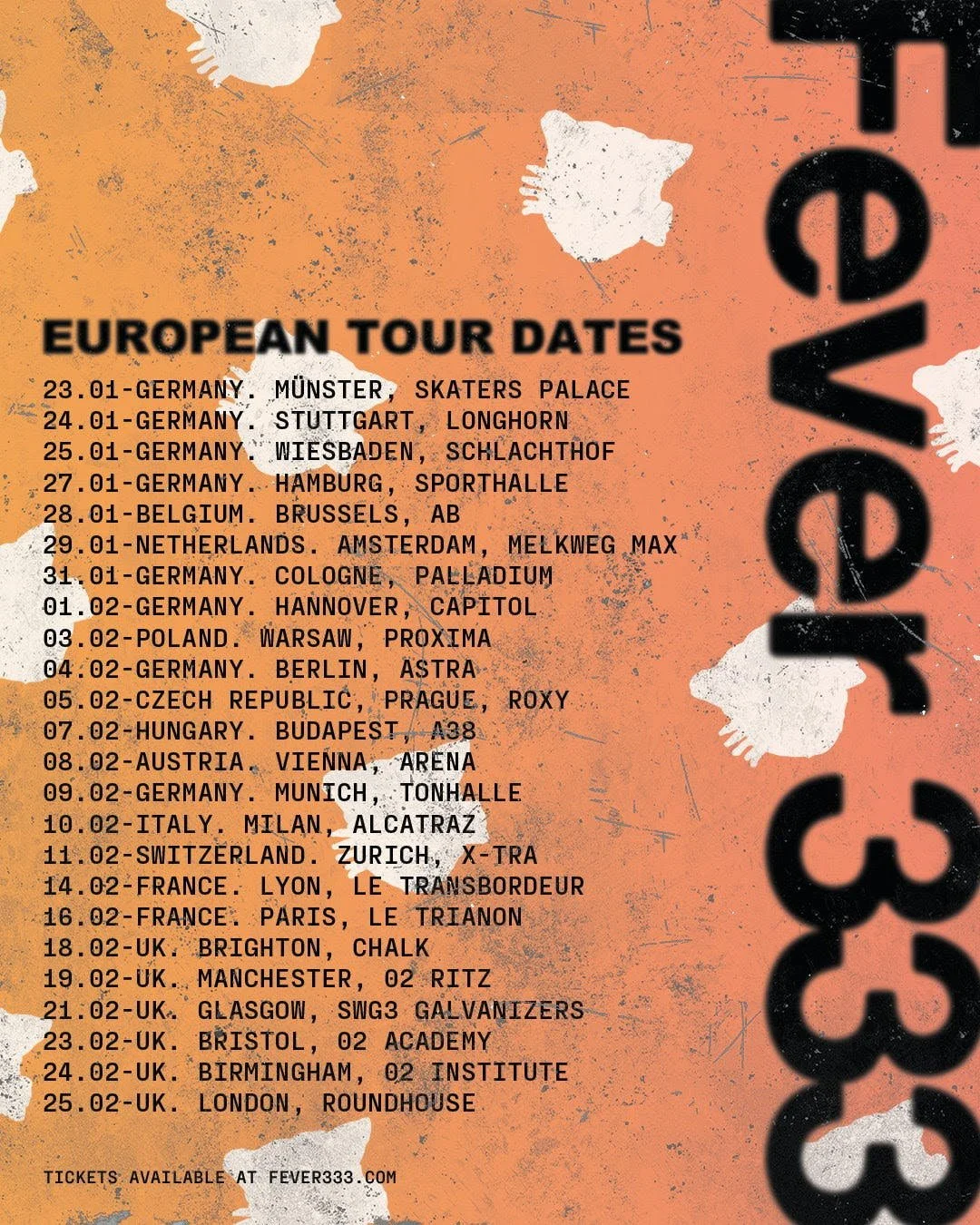 Fever 333 UK Tour Dates