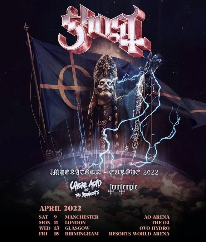Ghost UK Tour Dates 2022