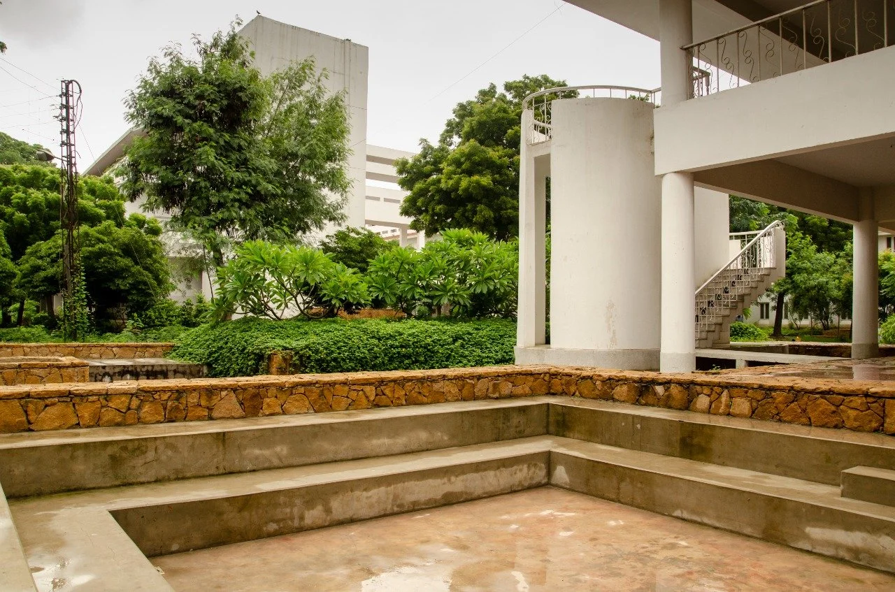  Seating pit at the Commons Building 