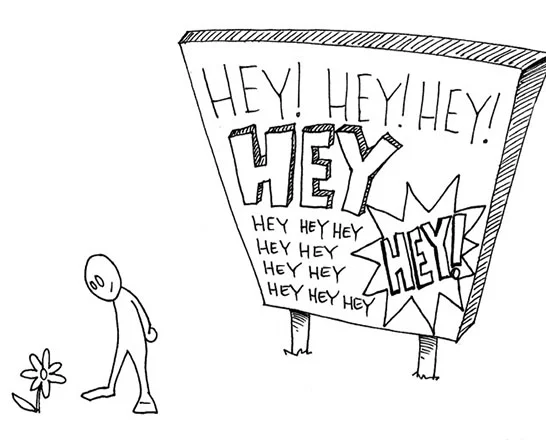 Interruption advertising on the outer: Cannes