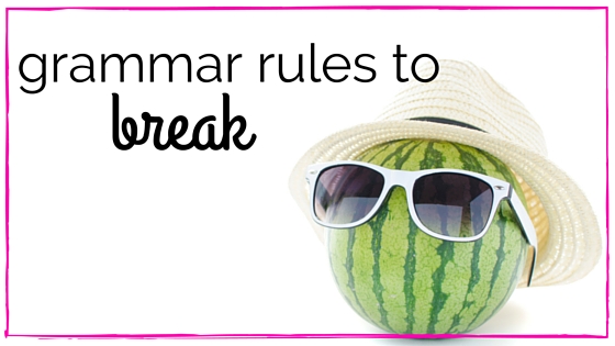 Starting sentences with 'and' and 'but'