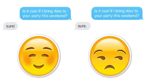 Texting and the monstrous full stop