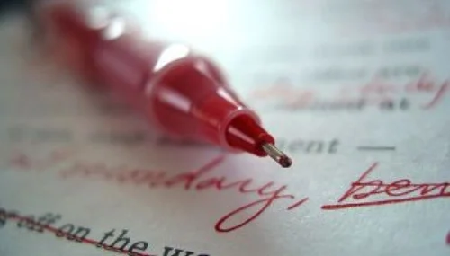 Checking someone else’s writing