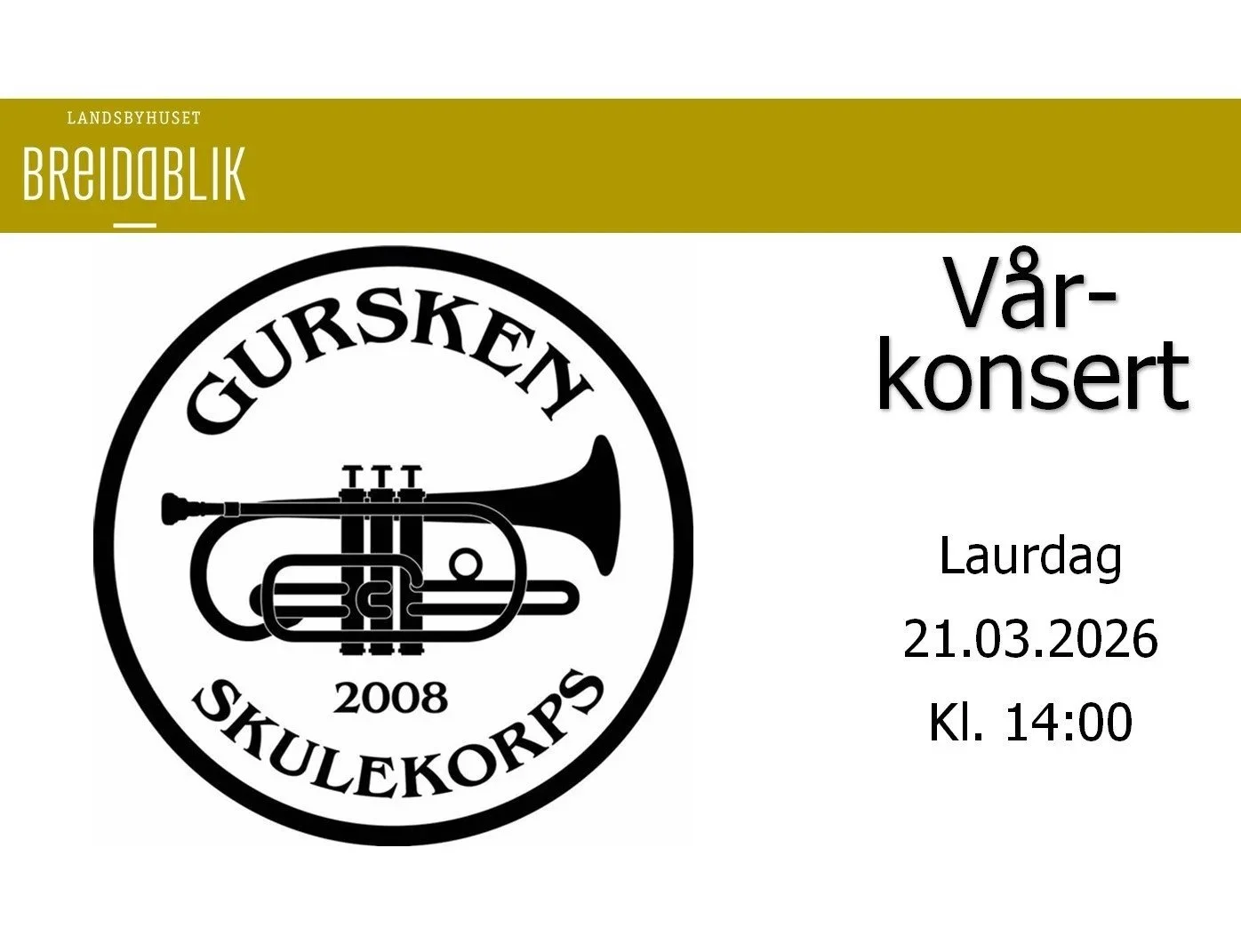 Vårkonsert - Gursken Skulekorps