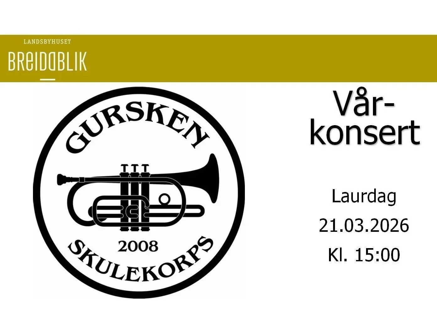 Vårkonsert - Gursken Skulekorps