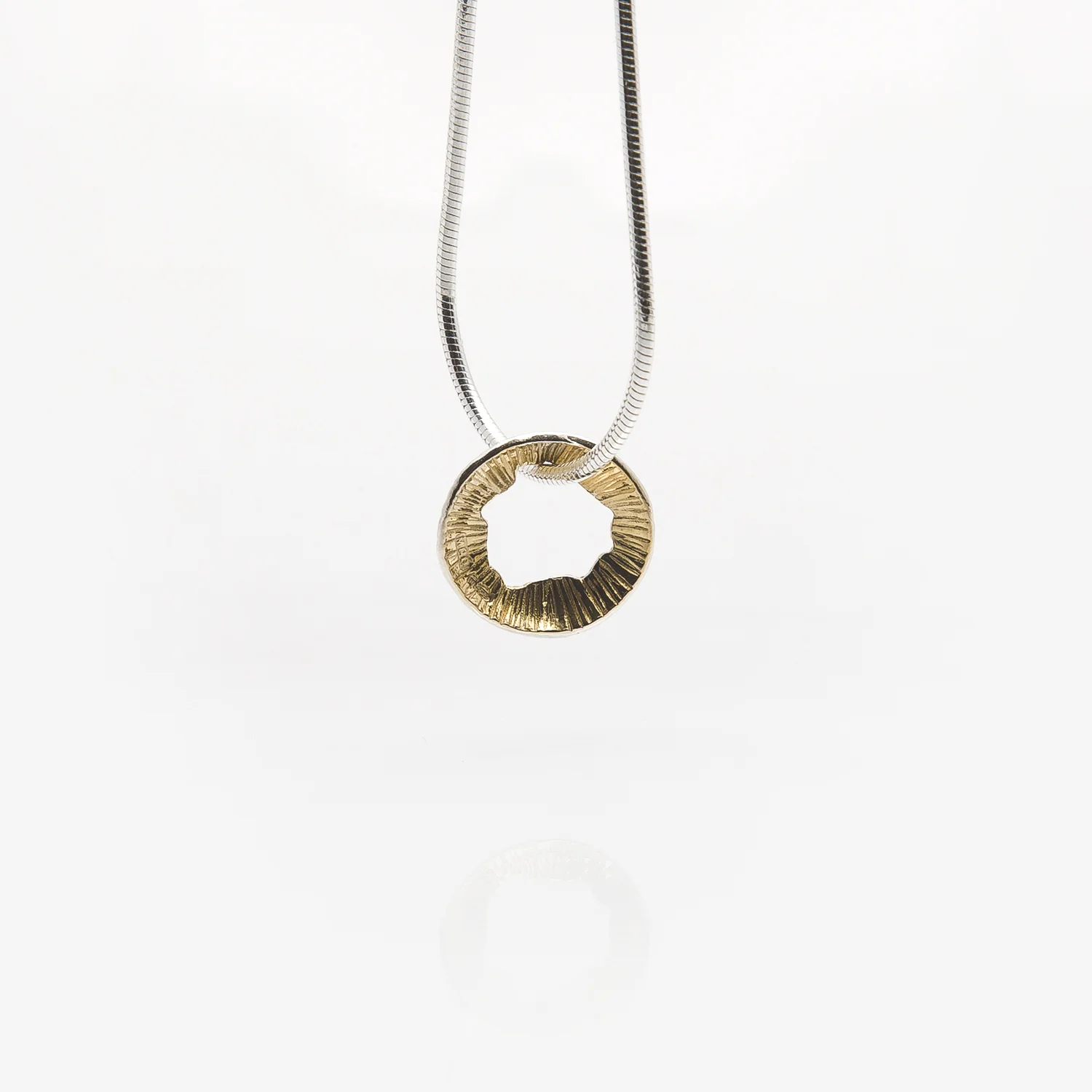 Martina Hamilton, Golden Shore Collection, Sterling Silver Pendant, Irish Jewellery, Fashion Jewellery, Irish fashion jewellery, Irish designer jewellery, Sligo designer,