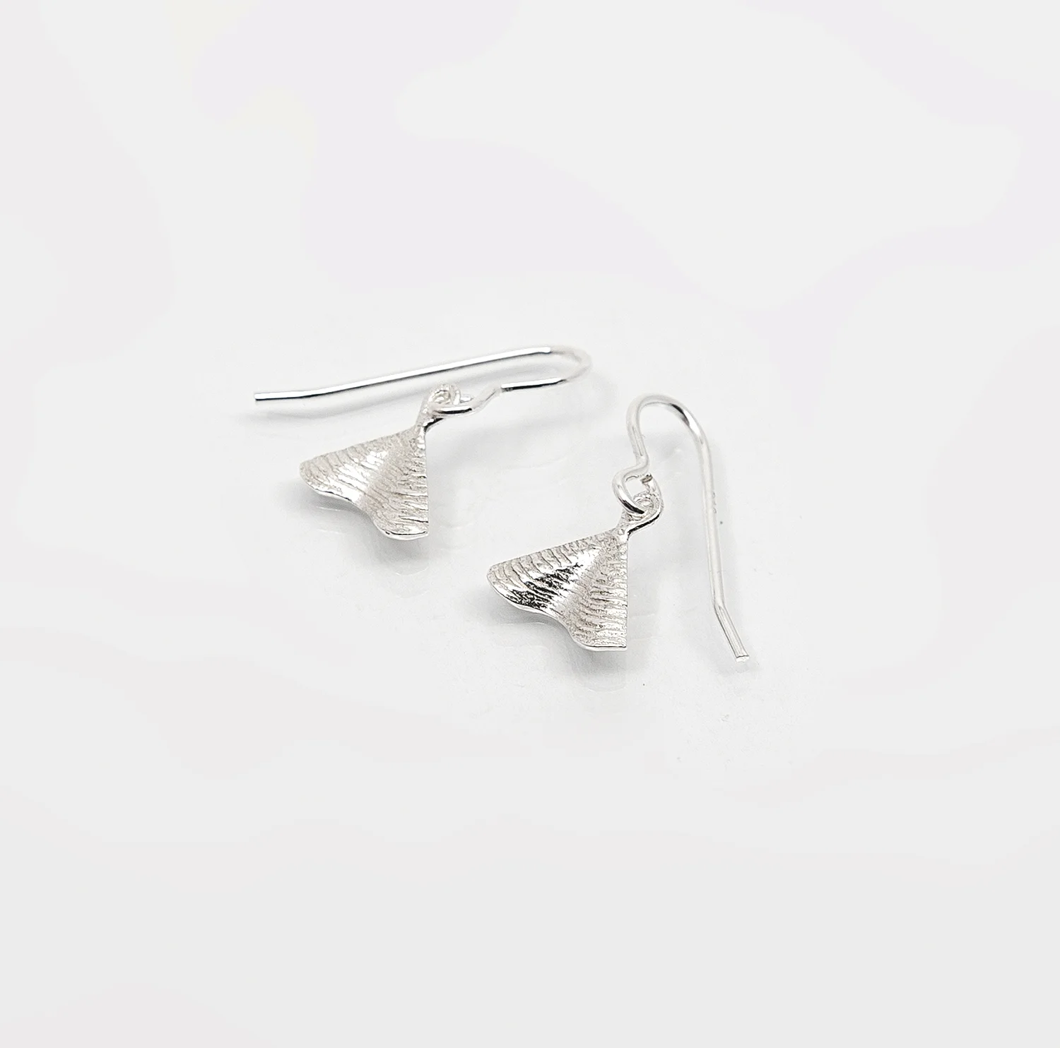 Martina Hamilton, Shore Collection designer drop earrings. Sterling Silver, Irish Designer Jewellery