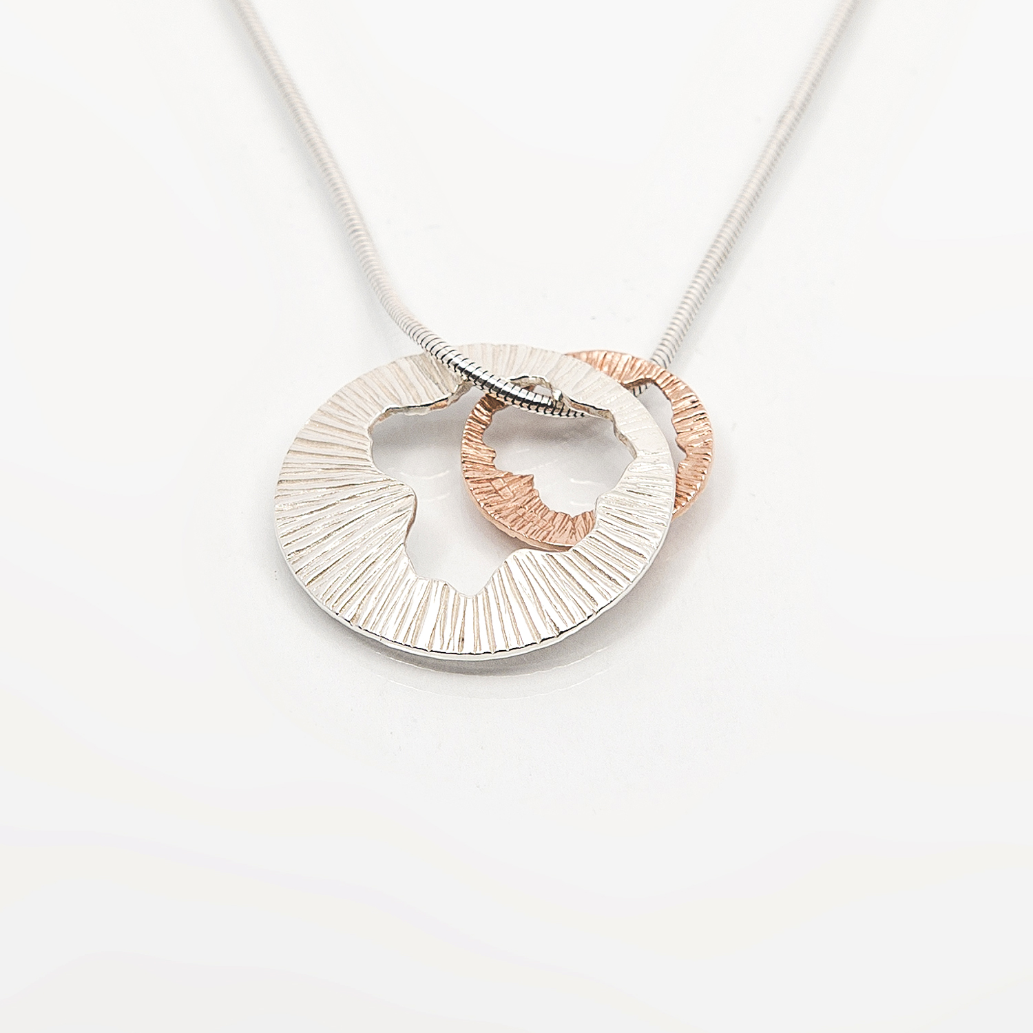 Martina Hamilton, Shell Collection, Pendant, Sterling Silver Jewellery, Rose Gold Jewellery