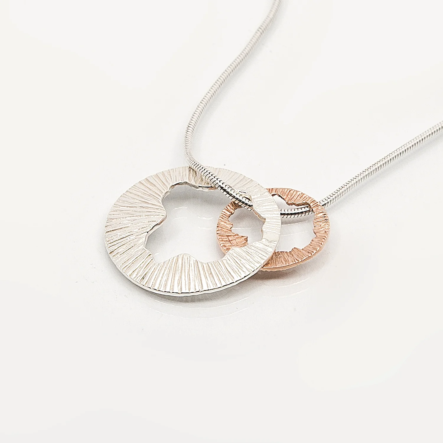 Silver Irish Pendant. Rose Gold Irish Pendant.
