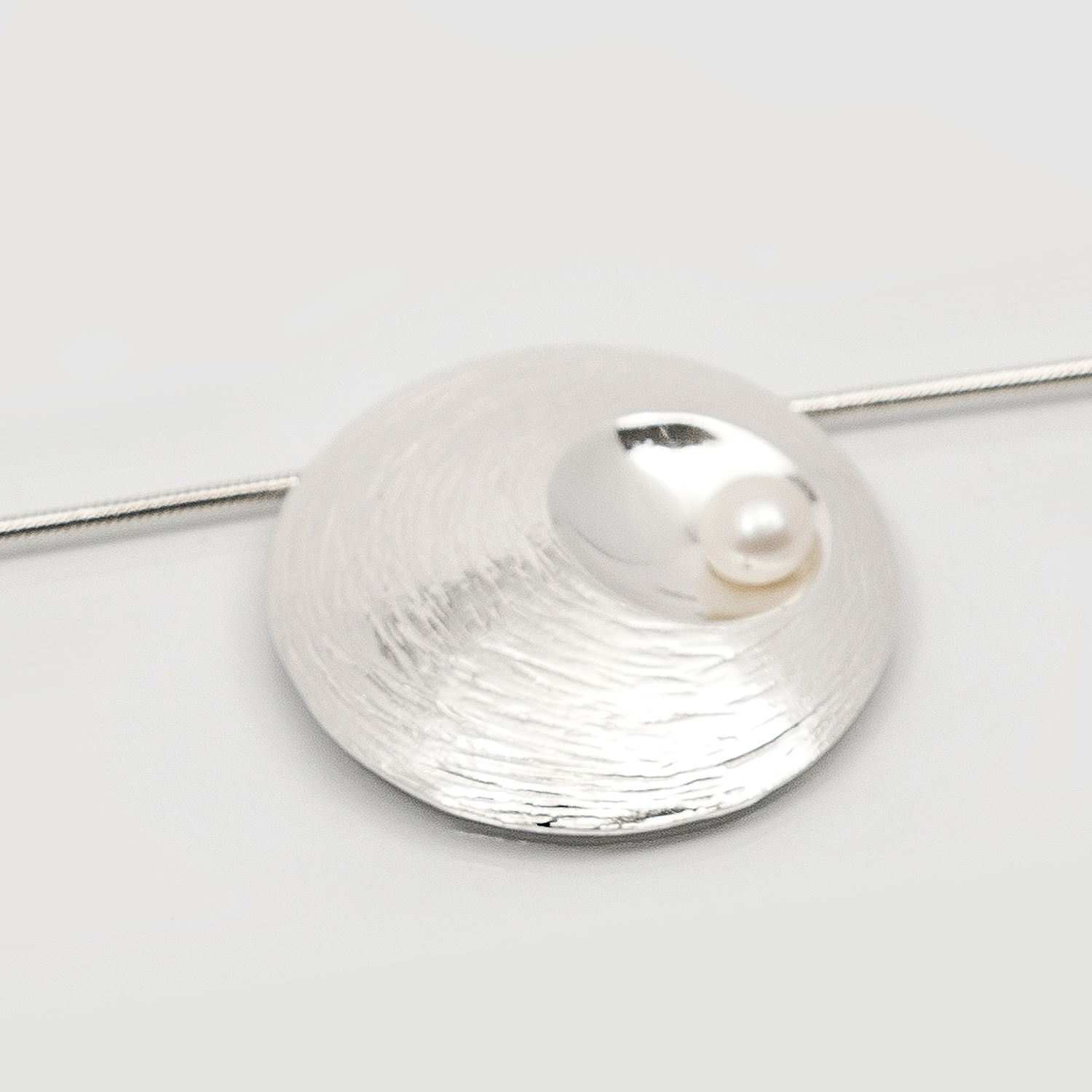 Irish designer sterling silver and pearl pendant, Martina Hamilton, Silver and Pearl Jewellery, Irish Jewellery online, bespoke jewellery, fashion jewelery, designer jewellery,