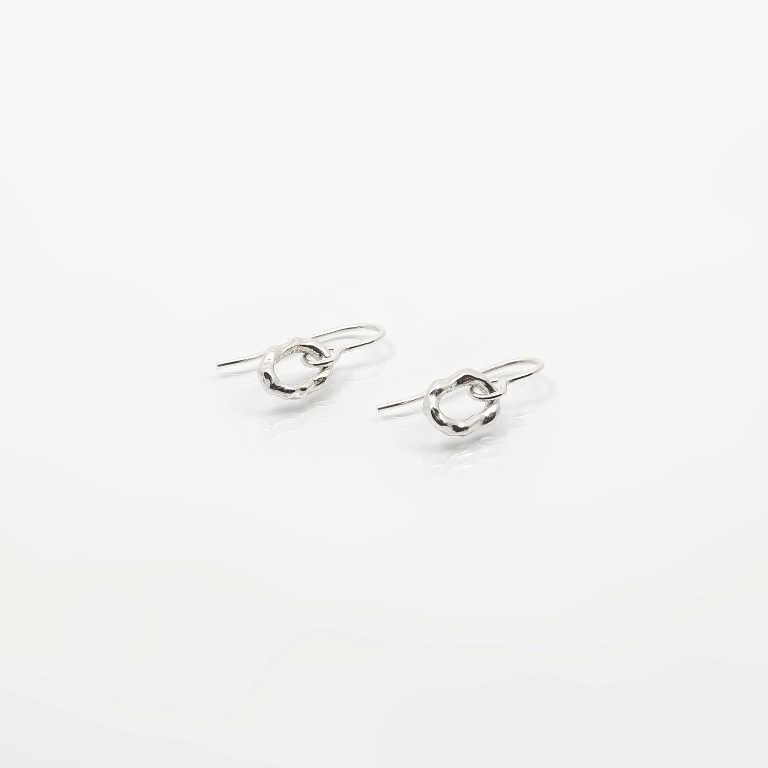 Croi Sliogan Designer Silver Drop Earrings — Martina Hamilton Irish ...