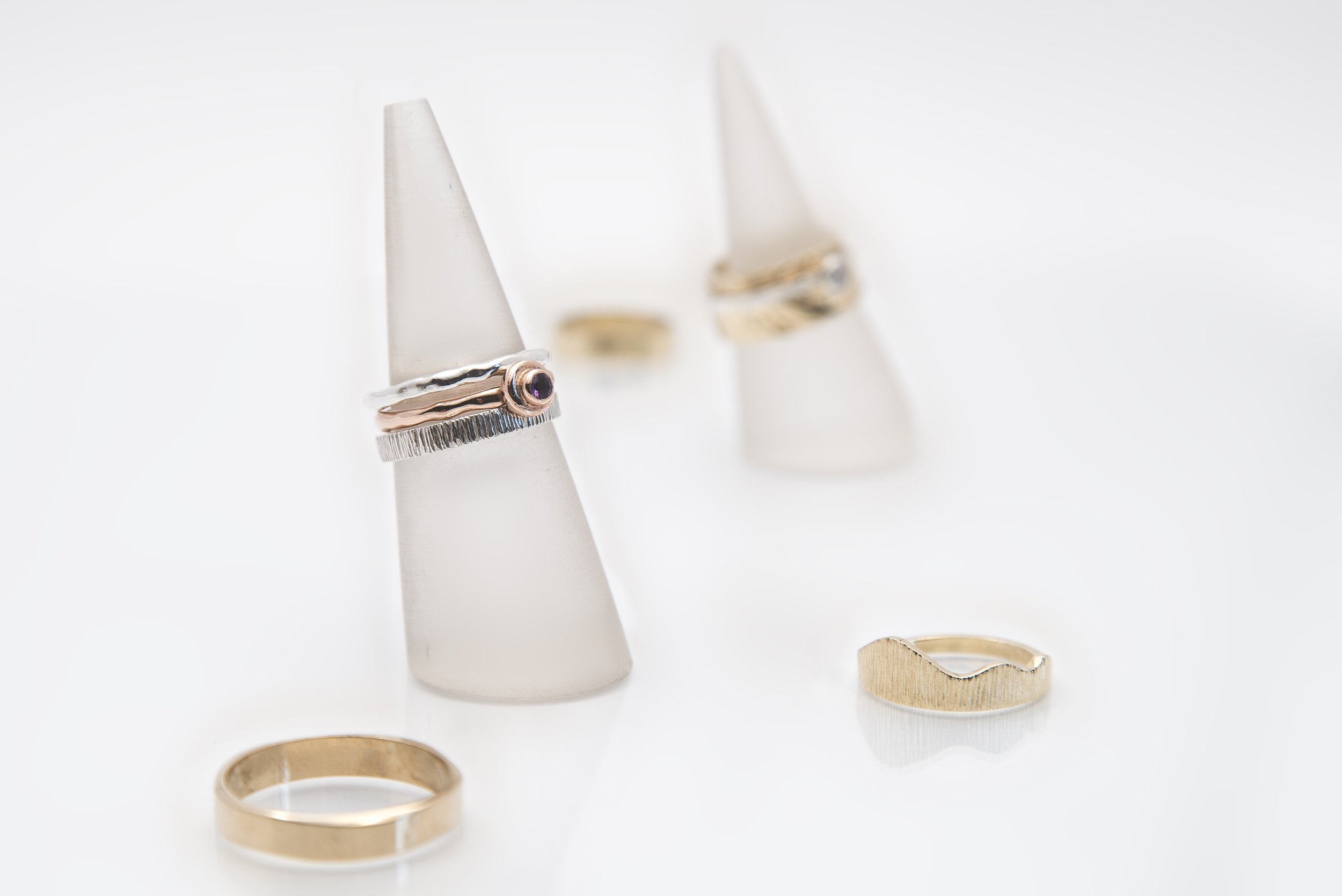 Handmade Irish Desinger Rings in precious metal. Martina Hamilton