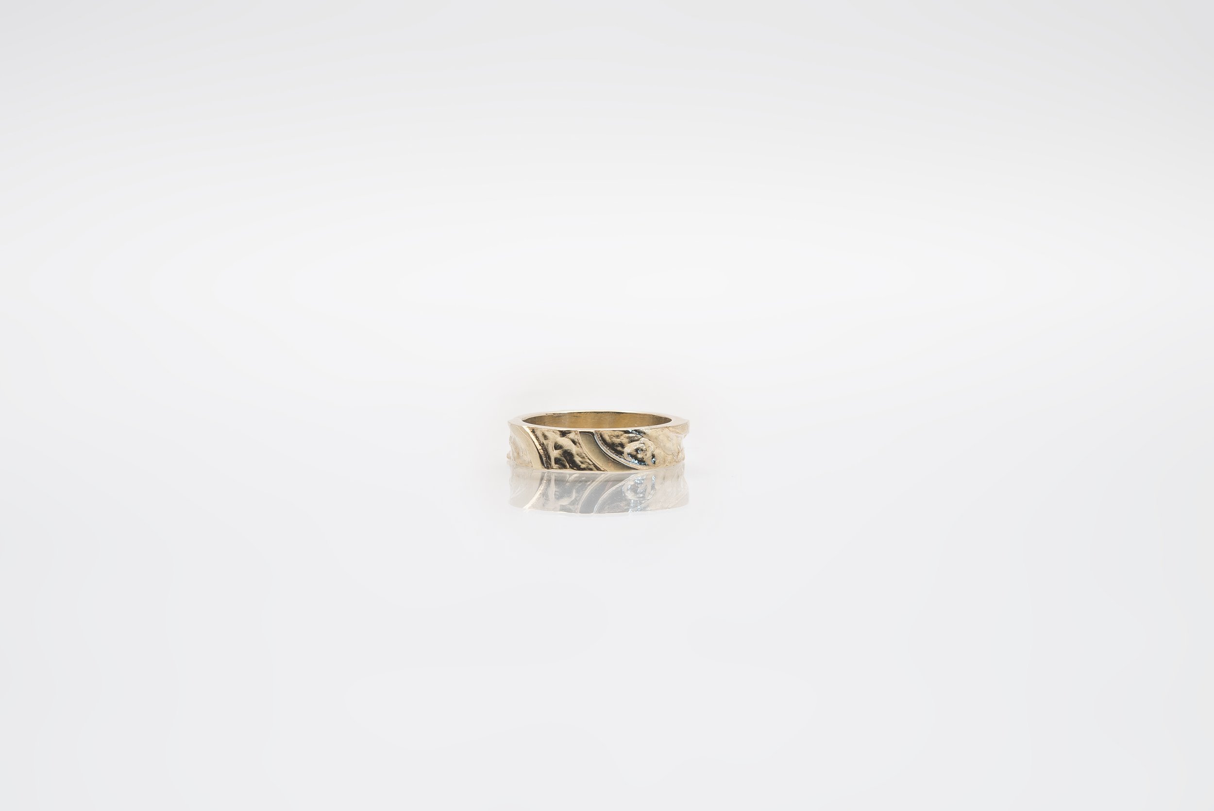 Martina Hamilton Solid Gold Designer Wedding Rings  