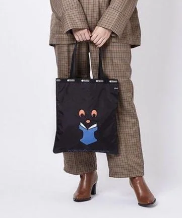 LeSportsac x Dick Bruna / Black Bear Emerald tote bag