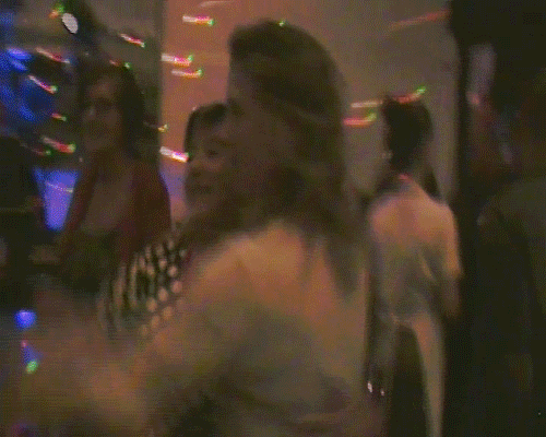 This is me dancing with my mother. Life is a party