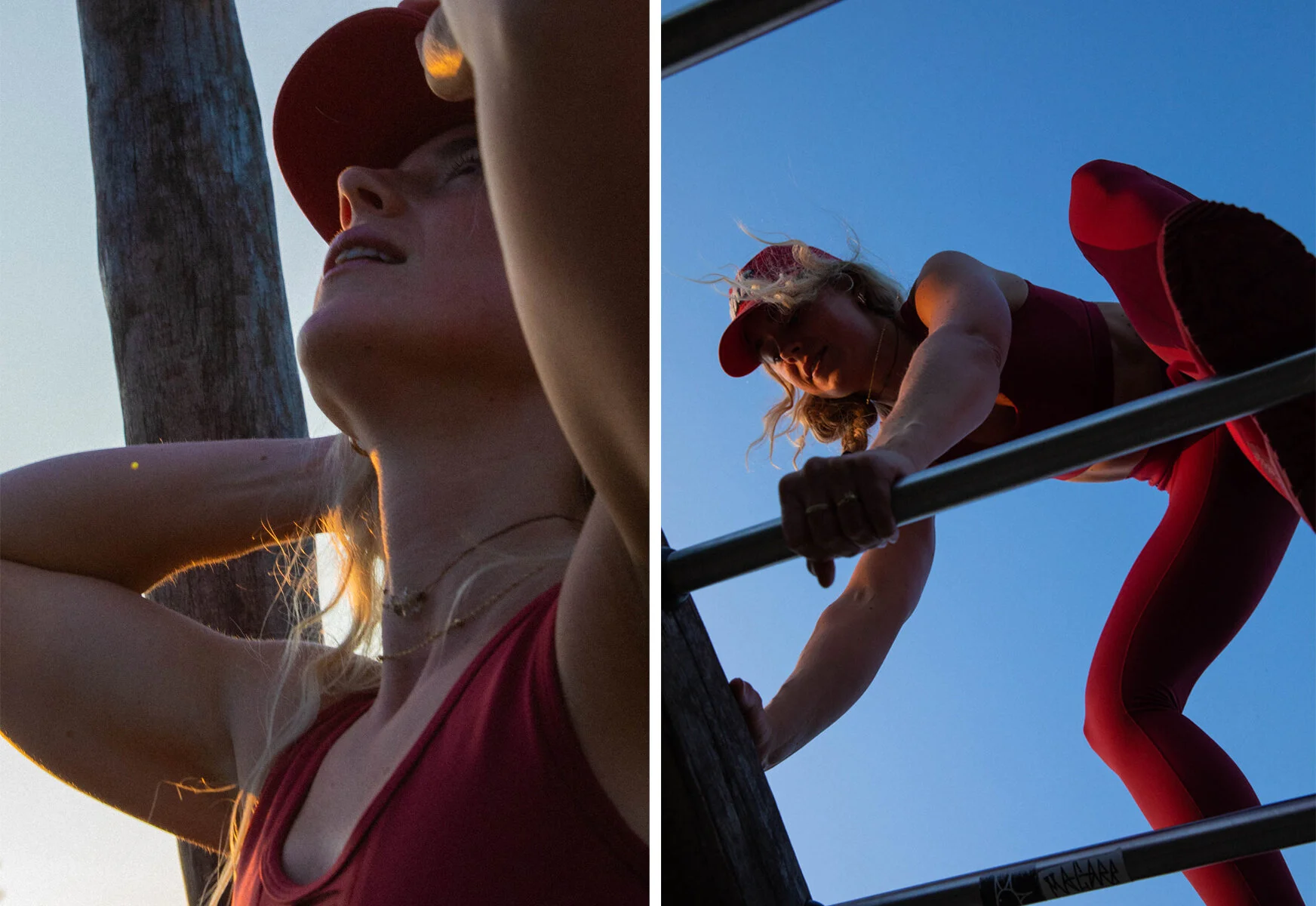 Marije working out by Bibian