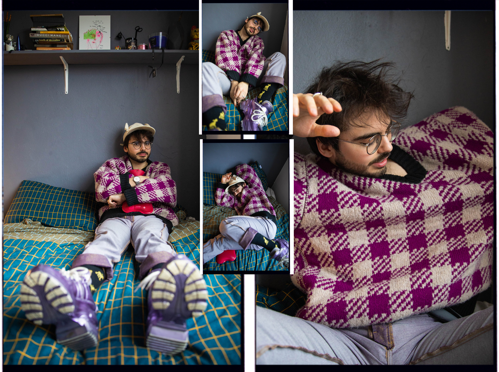 Cesar not on film by Bibian Bingen