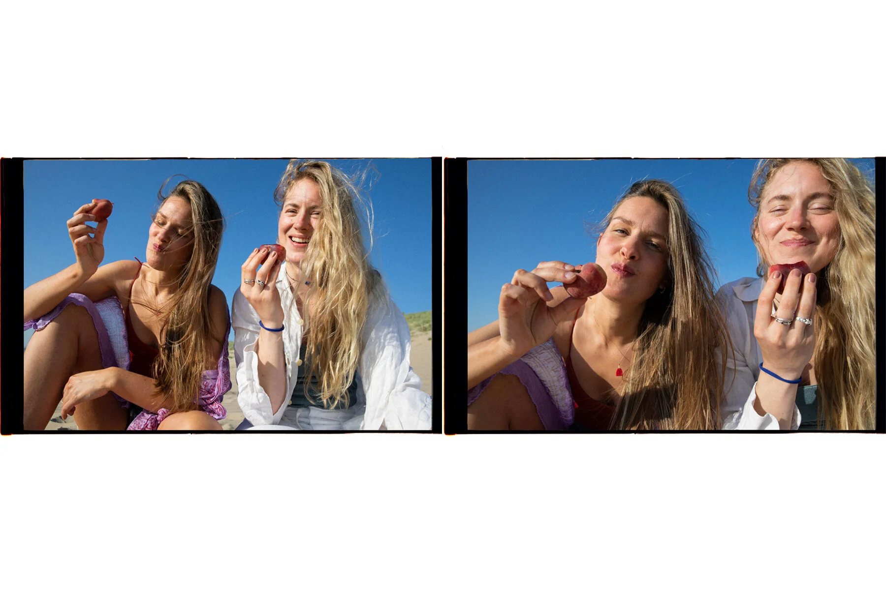 Juul and Marije not on film by Bibian Bingen