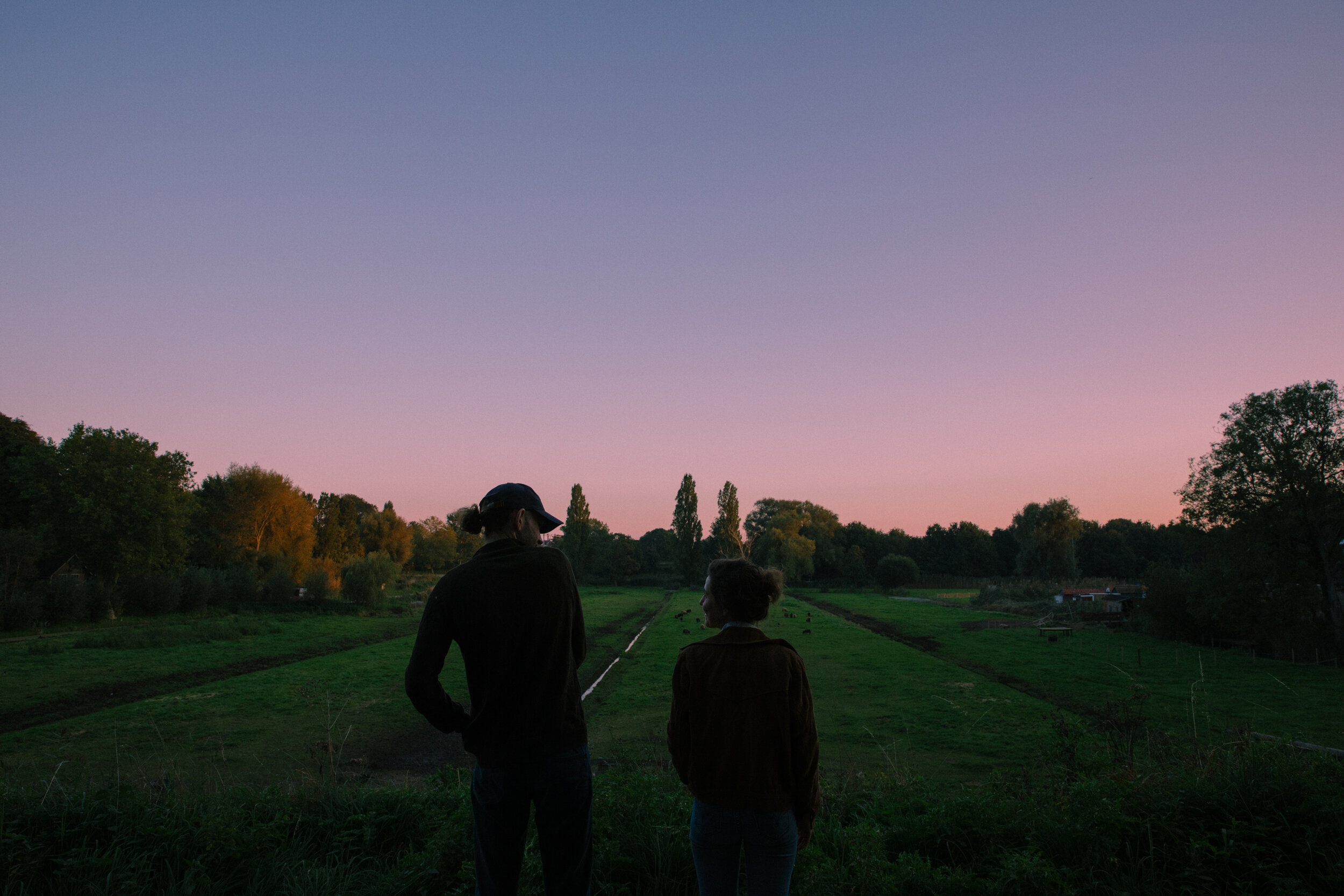 SOMEONE at sunset by Bibian Bingen