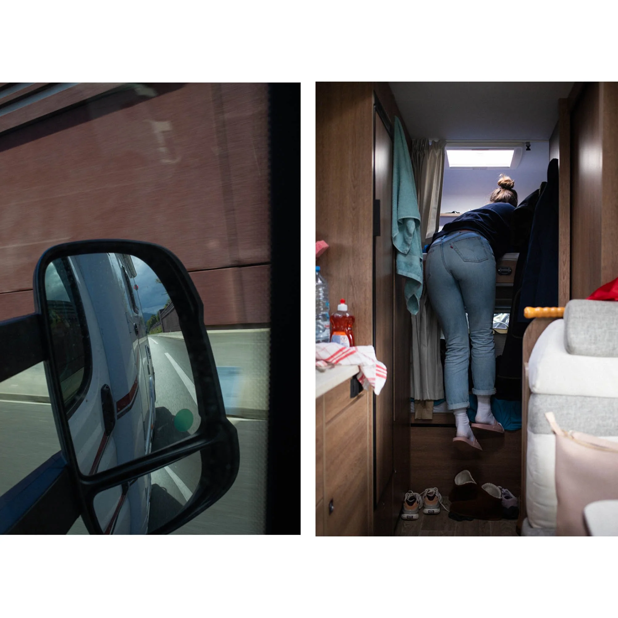 serah in camper in france by bibian bingen