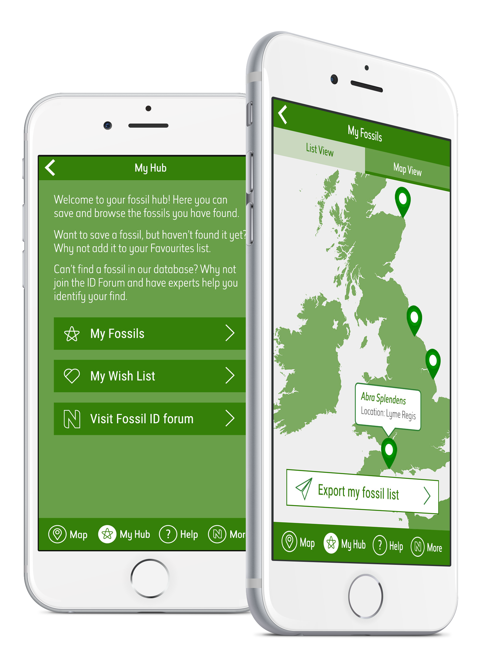 fossil explorer app