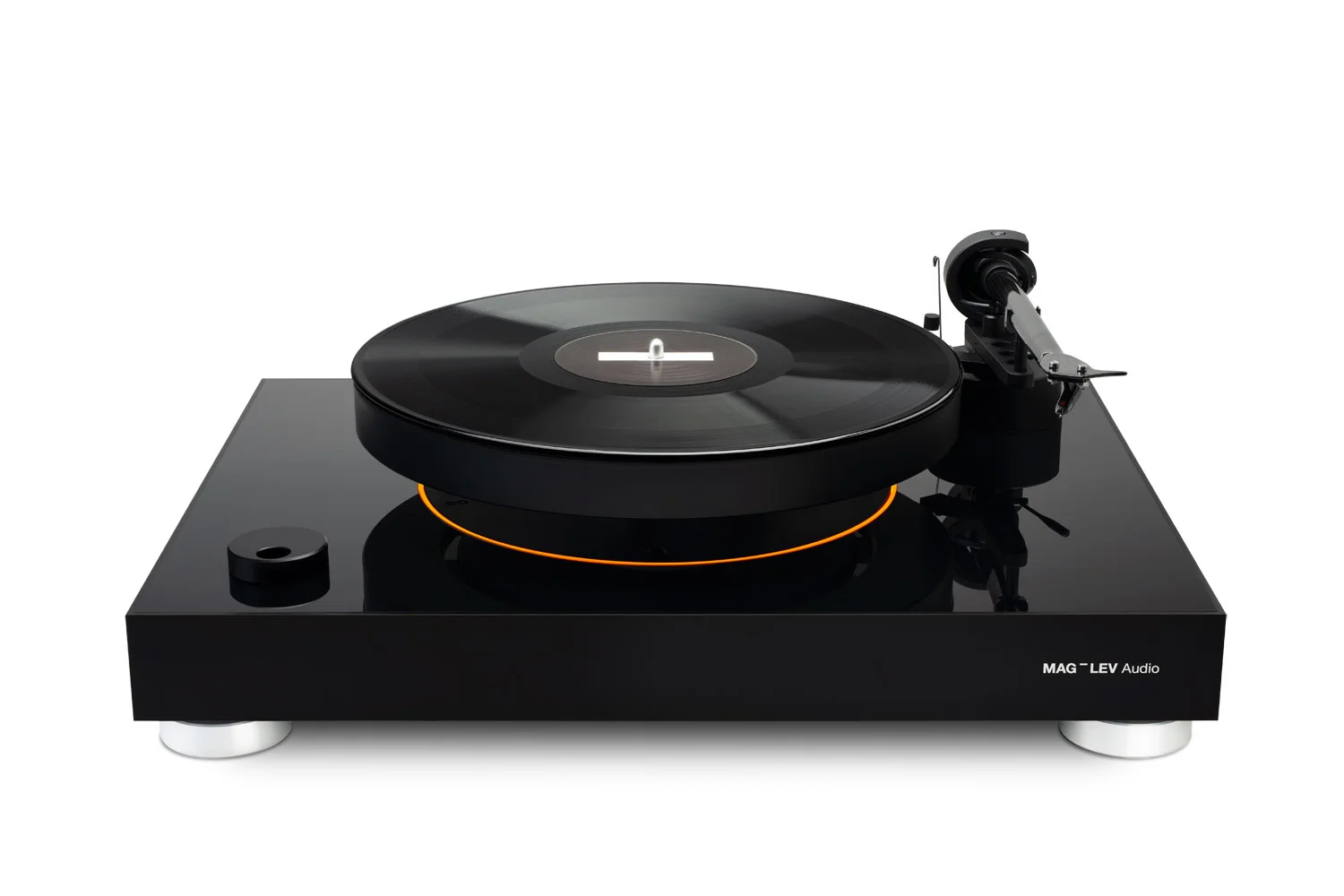 maglev turntable black silver edition