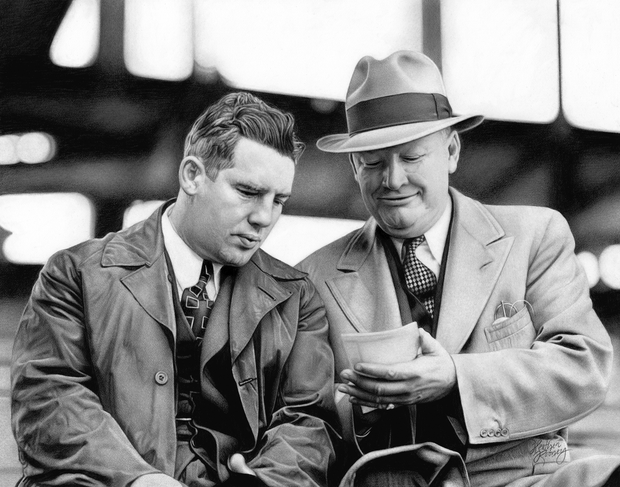 Art Rooney Sr. and Tim Mara Sr.