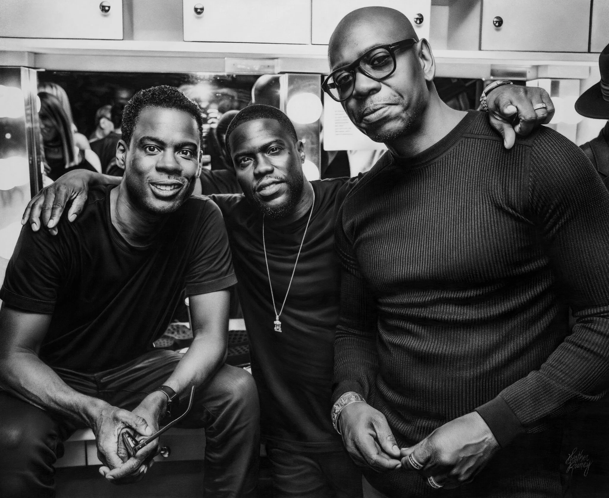 Kevin Hart, Chris Rock, and Dave Chappelle