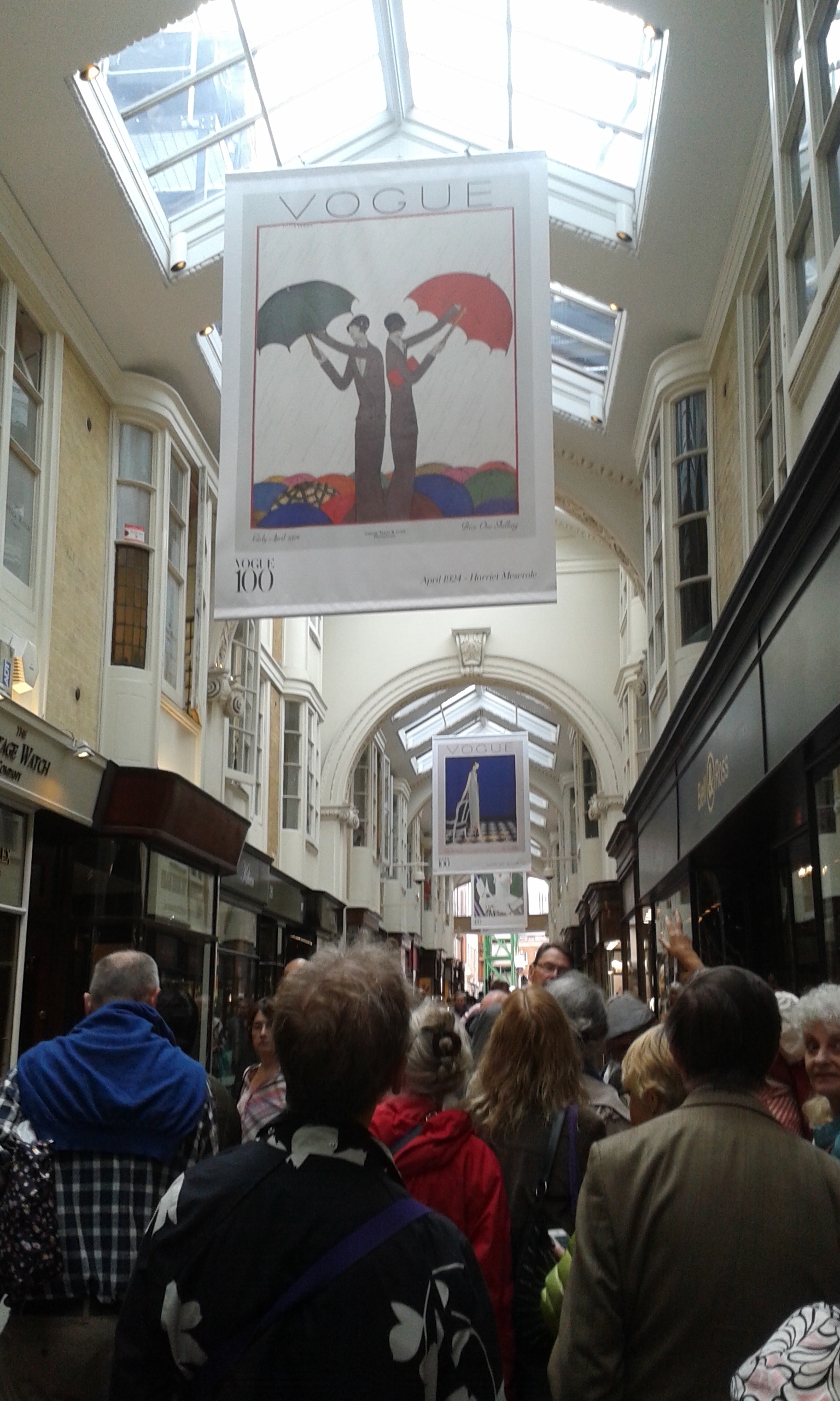 July 2015 London Walk Burlington Arcade Vogue Cover Exhibition.jpg