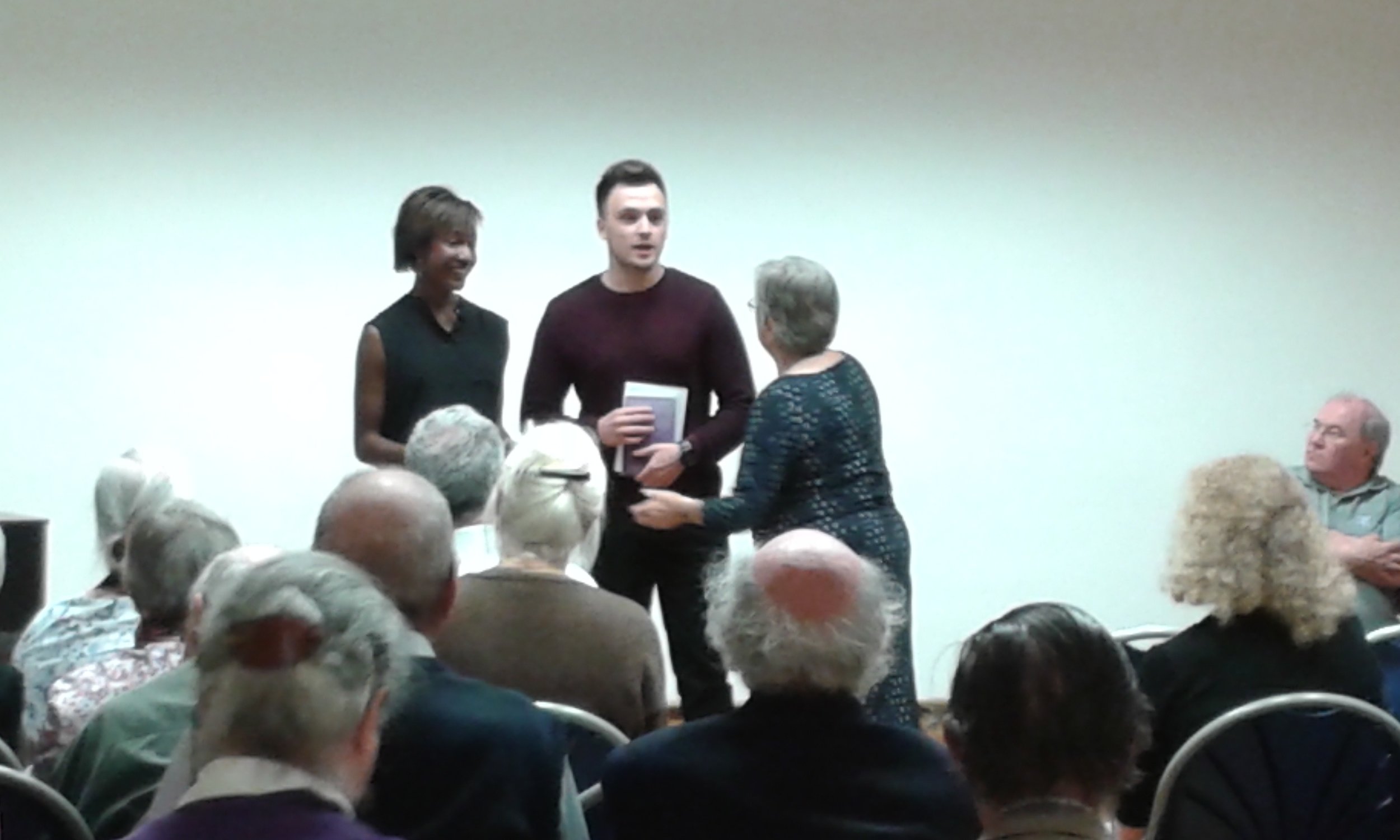 Kimisha Lewis and Sam Kacher - The Dorothy L. Sayers Actors’ Award Winners