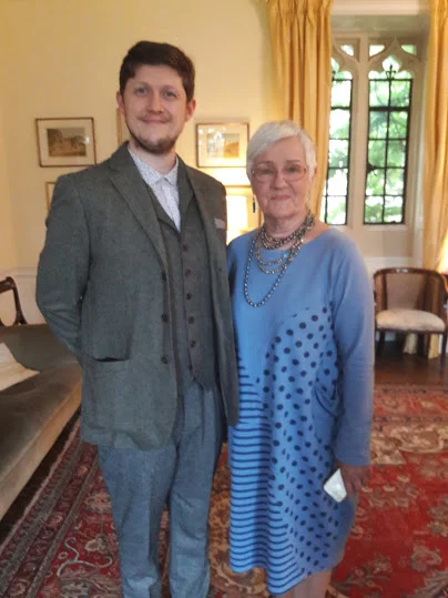 Ben Welford, Actors’ Award Winner with Seona Ford, Chair