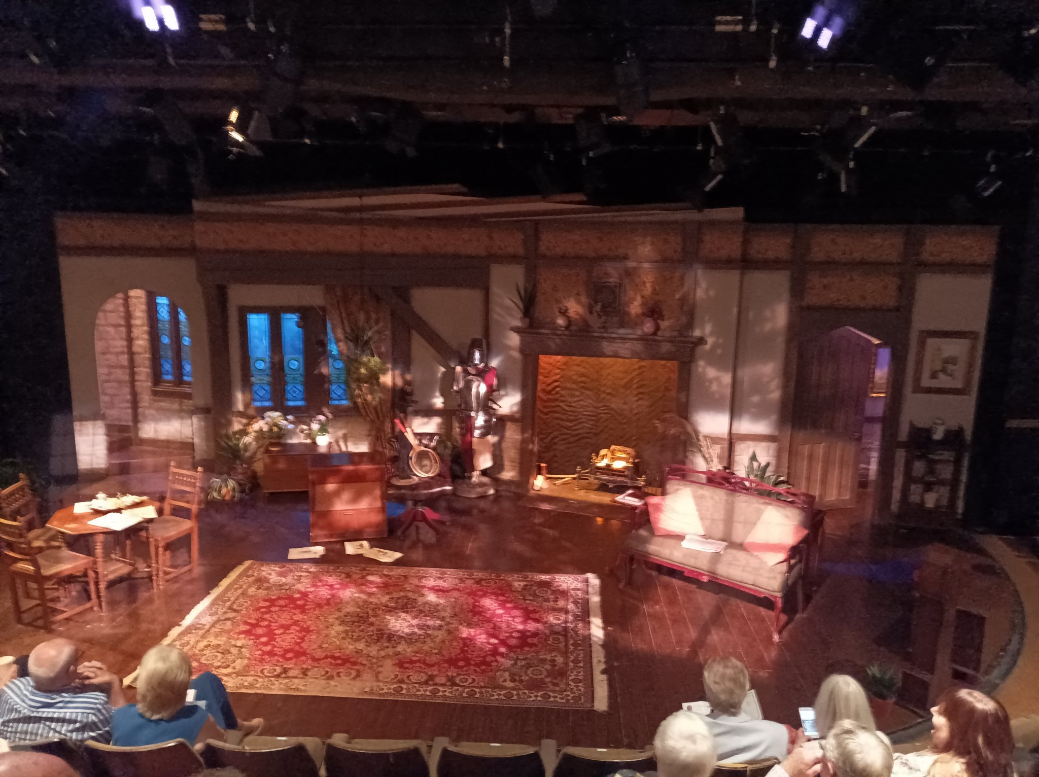 The Stage set for Busman's Honeymoon at the Mill at Sonning. Photo Chris Wain