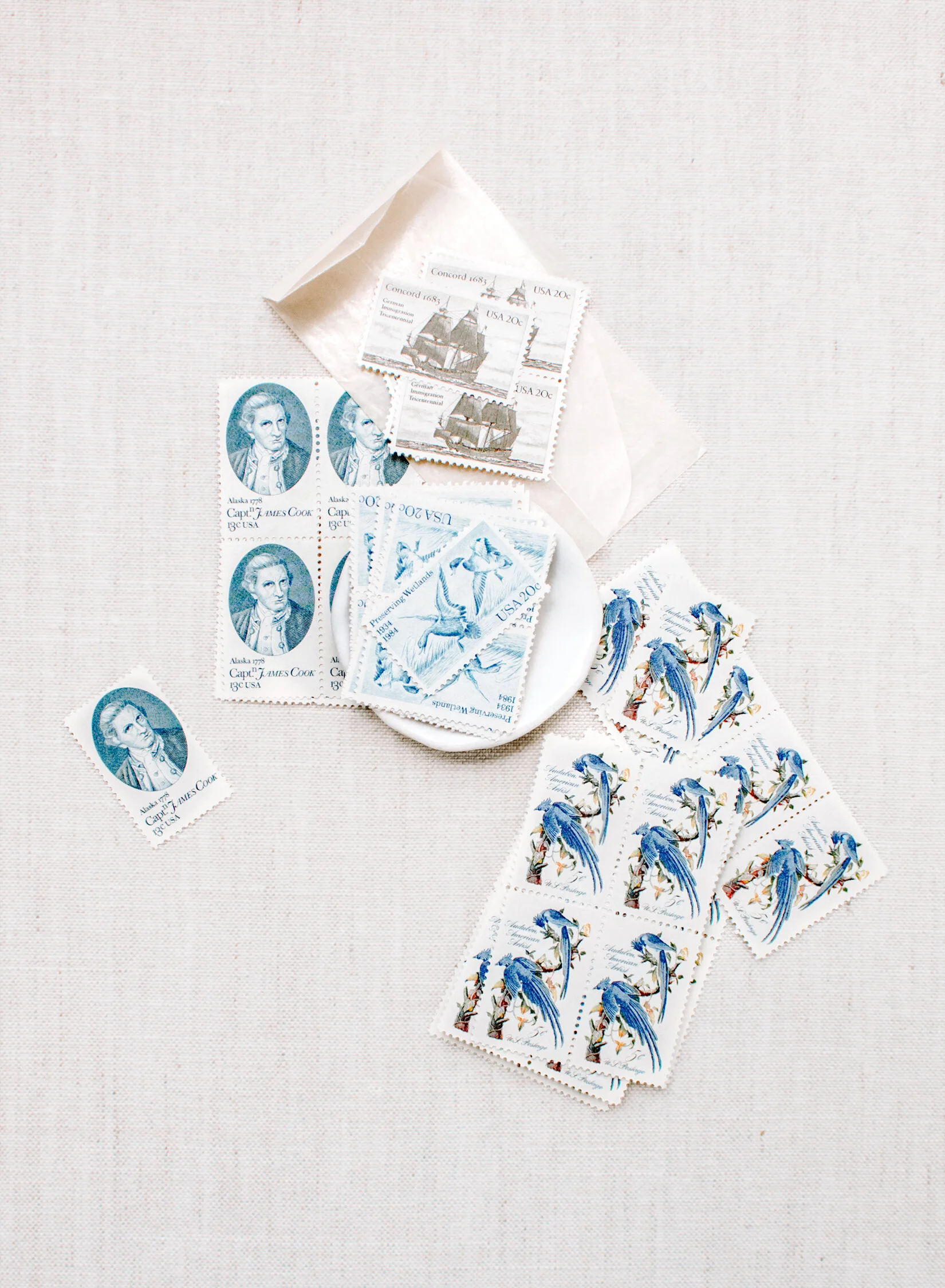 Vintage Stamps + Assembly