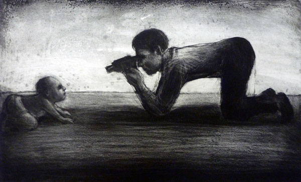 Video Baby, Etching