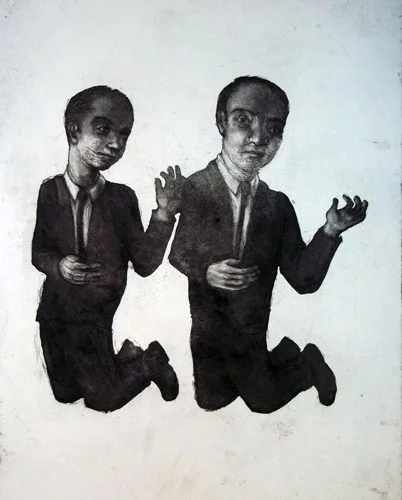In the Air, Etching
