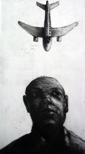 Aeroplane, Etching