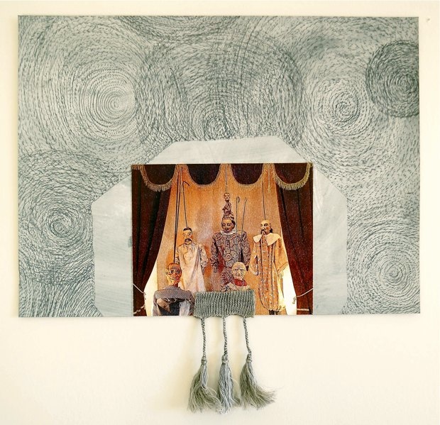 Virtue 17 x 17in. Dimensional Collage