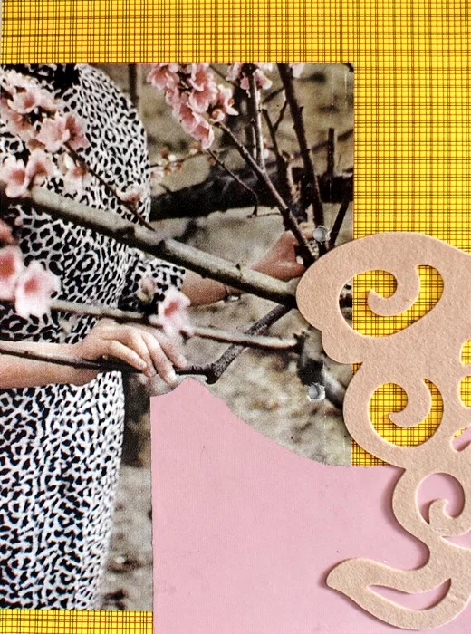 Bl'm 24 x 15in. Collage