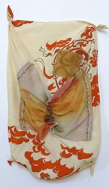 Tall Tale #3 22 x 16" Fabric Collage
