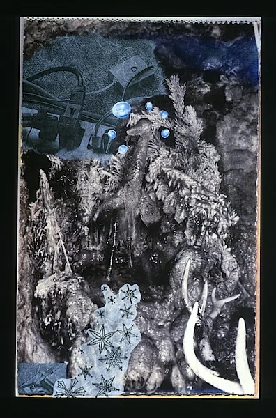 Face Forward no.5 10 x 6in. Collage 2005