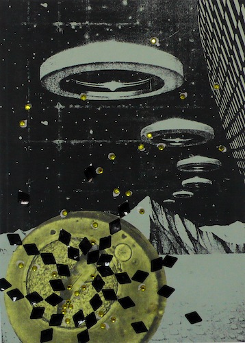 17 x 10in. Collage 2010