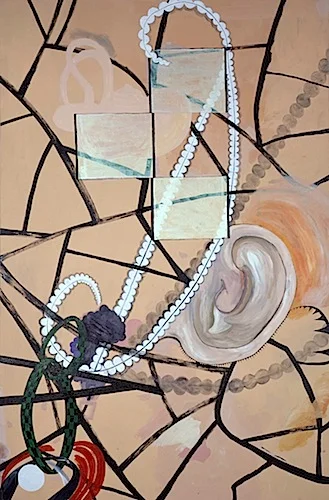 Human Problem 72 x 35 inches acrylic on canvas