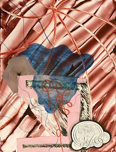"Ratio" 37.5 x 30in. image 29.5 x 22.5in. Monotype, Chine colle 1991