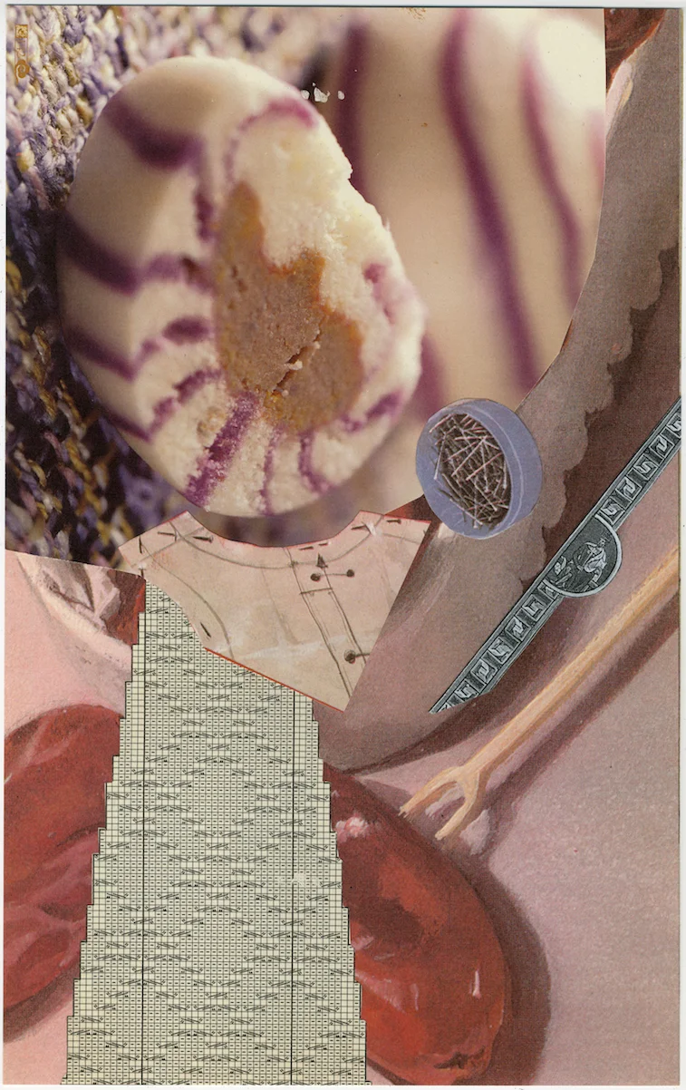 Oop #16 16 x 11in. Collage on archival paper